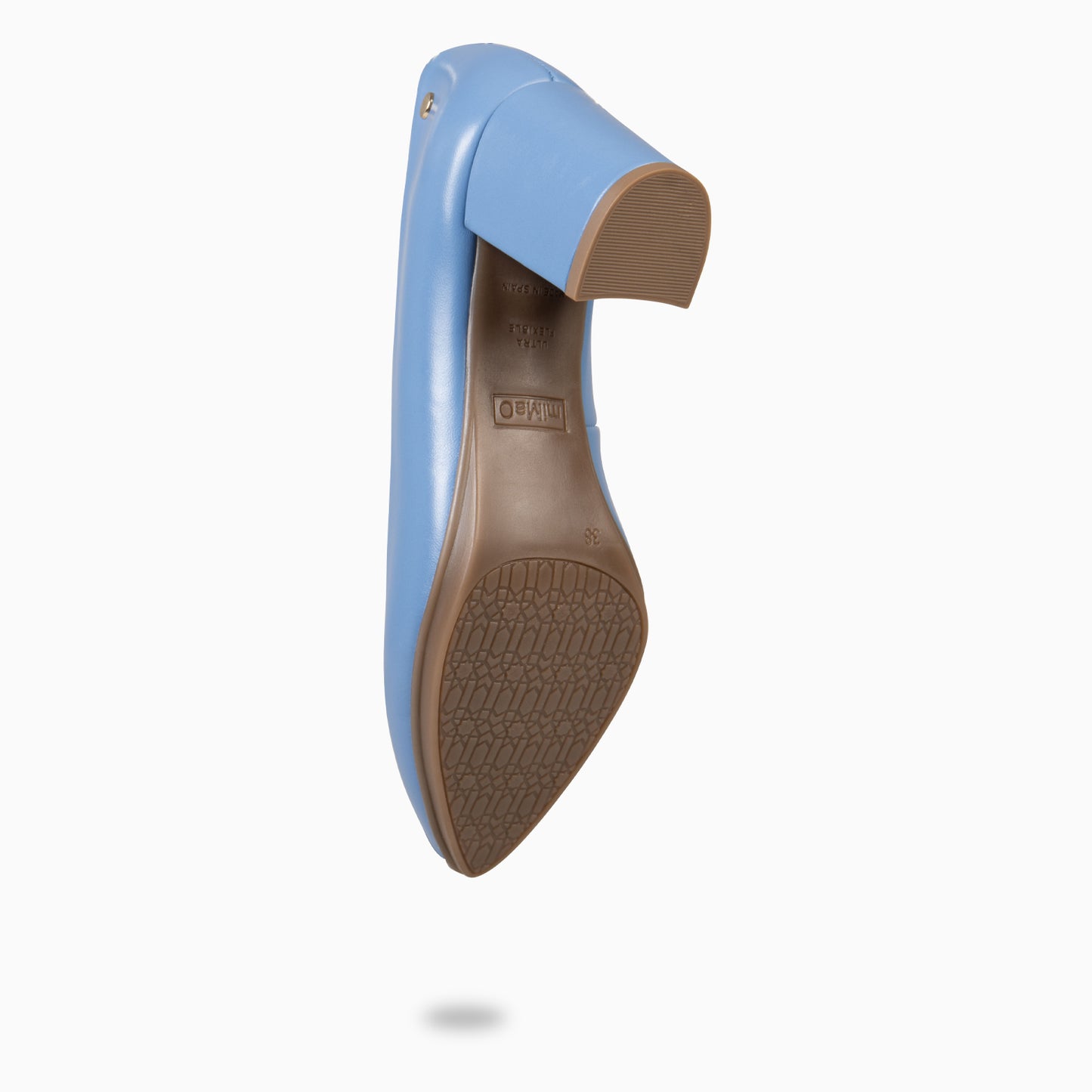 URBAN S SALÓN - Zapatos de tacón medio de napa AZUL