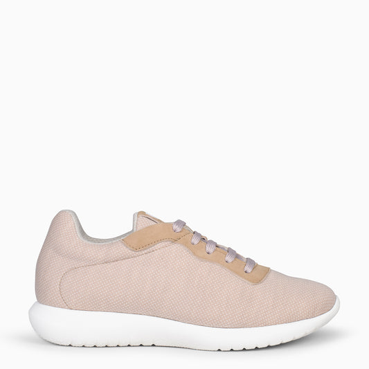 YOGA - Zapatillas deportivas de lana merino BEIGE