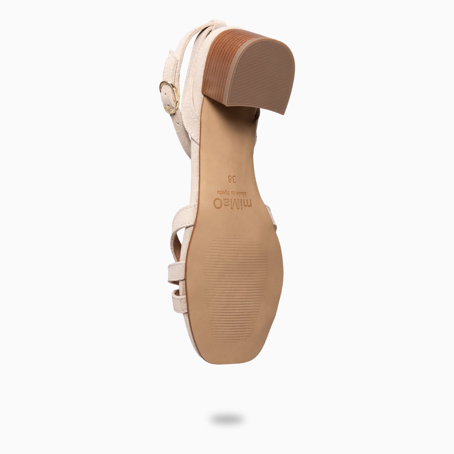 LINDA - Sandalia de tacón BEIGE