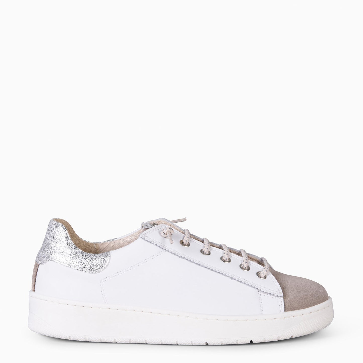 NANTES - Zapatillas Elegantes BEIGE BLANCO