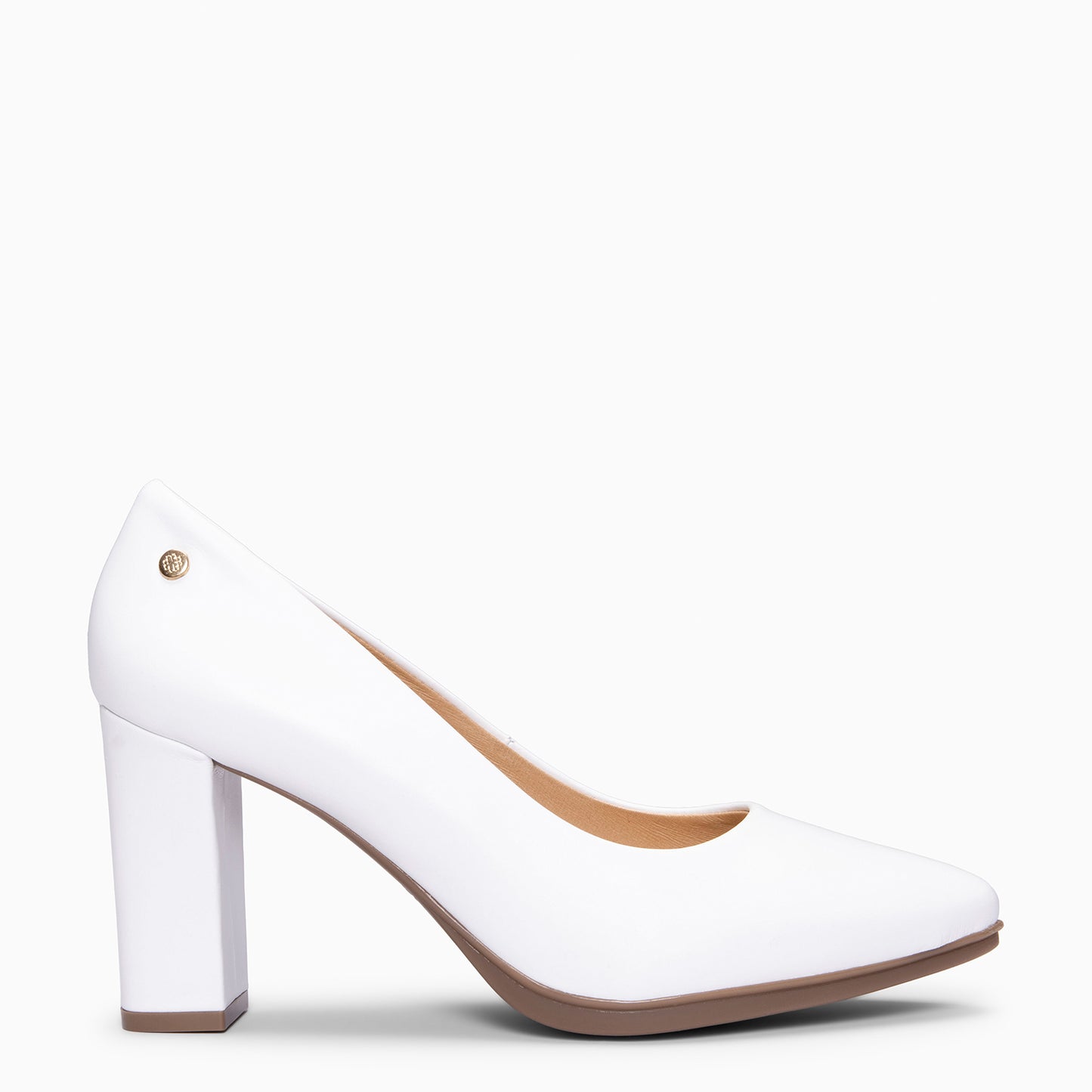 URBAN SALÓN - Zapatos de tacón alto de napa BLANCO