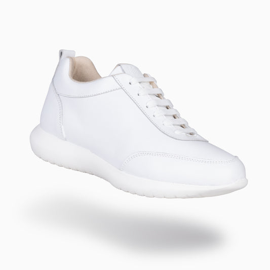 VENICE - Zapatillas de Napa con Plantilla Extraíble BLANCA