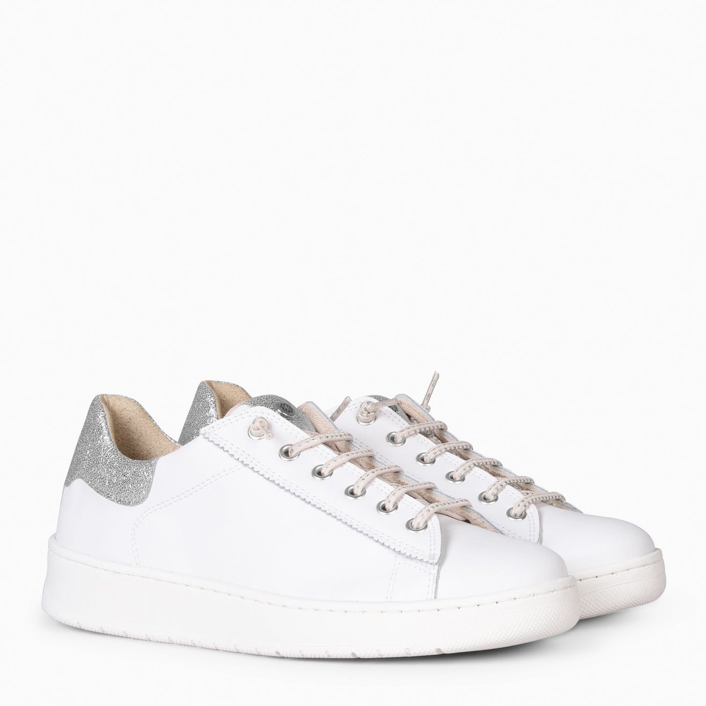 NANTES - Zapatillas Elegantes PLATA BLANCO