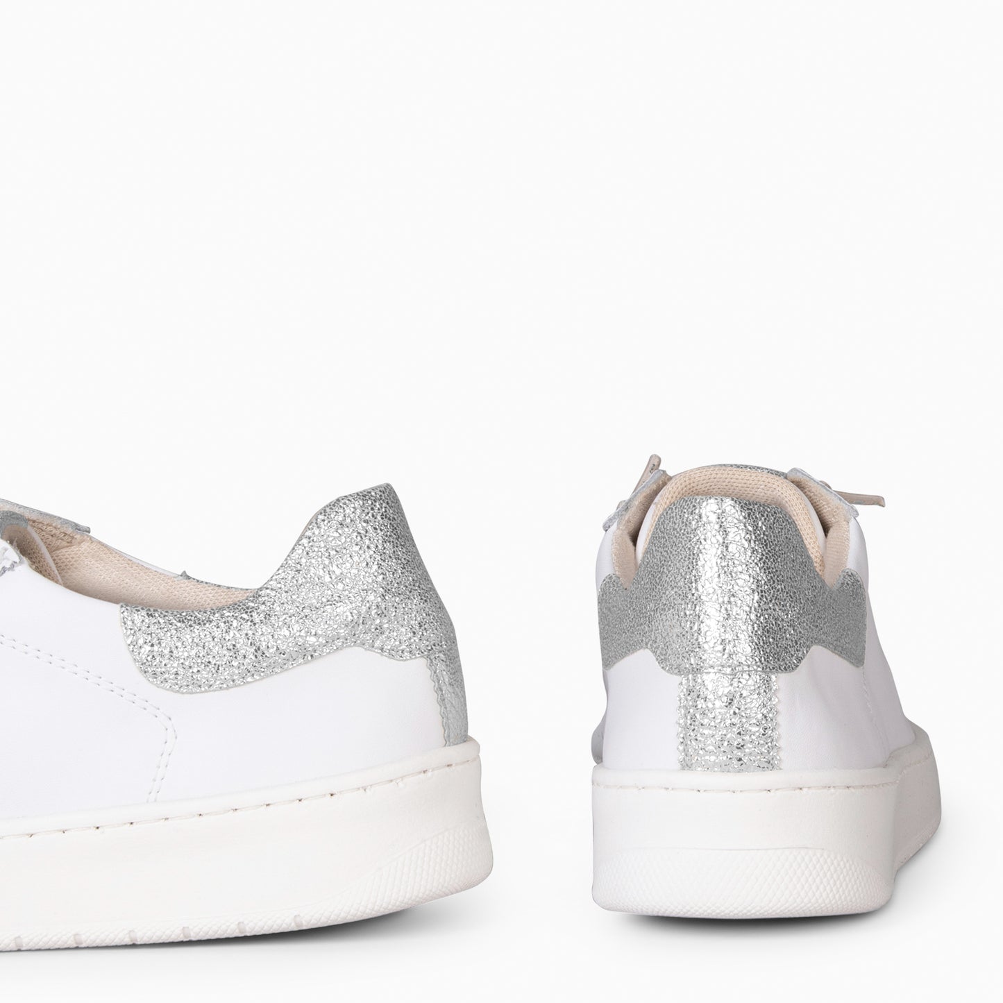 NANTES - Zapatillas Elegantes  PLATA BLANCO