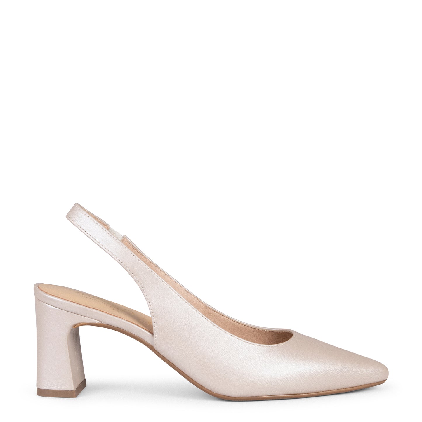 MIRIAM - Zapato destalonado TAUPE NACARADO