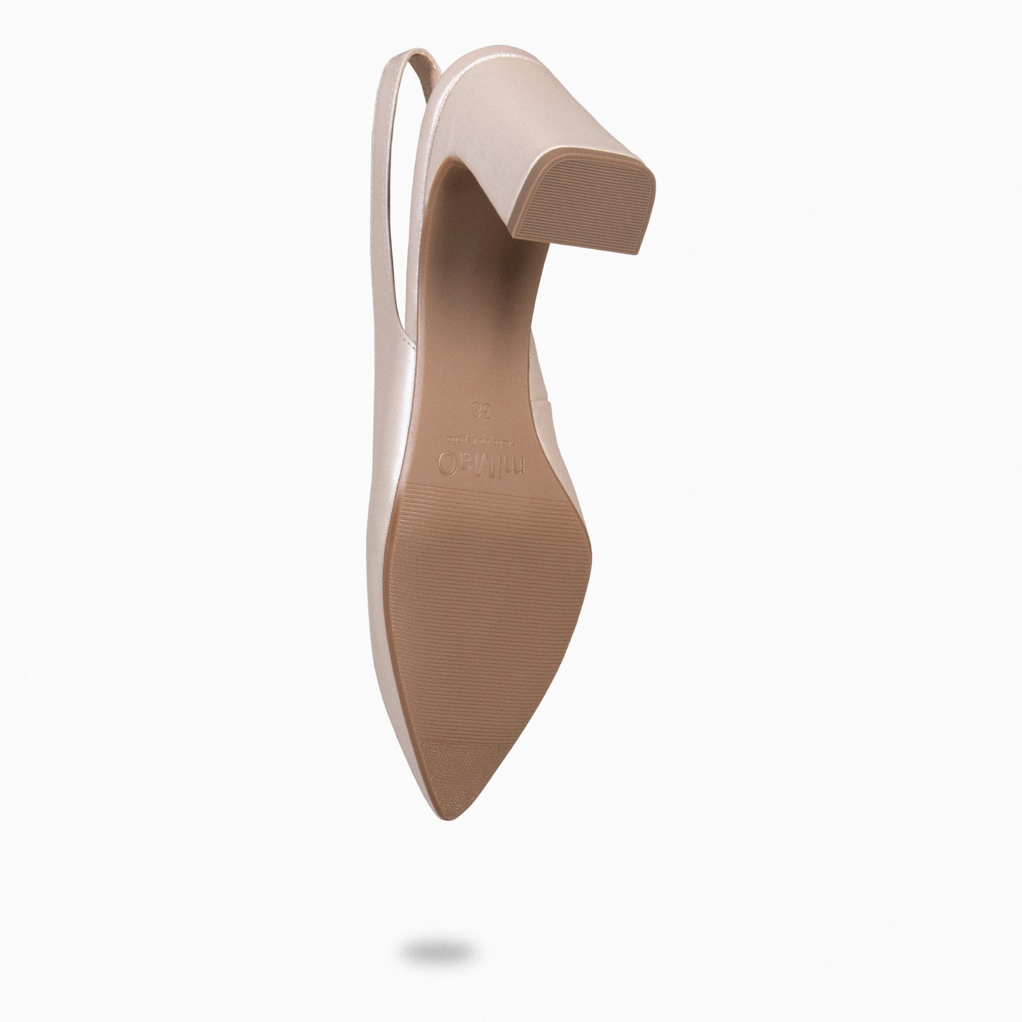 MIRIAM - Sapato tipo slingback Pearly TAUPE