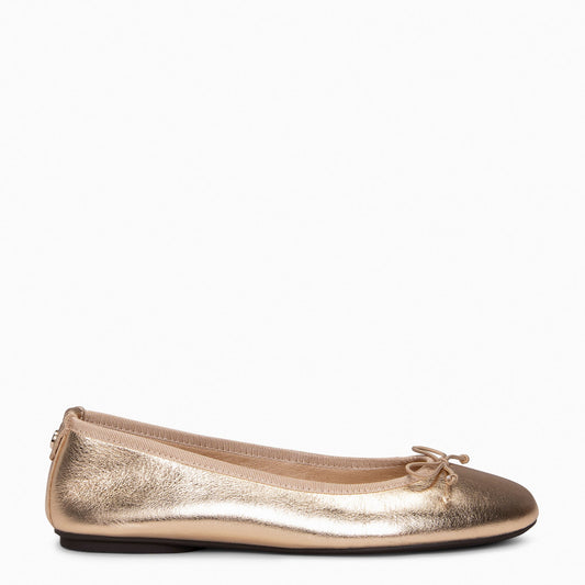 CAMPANILLA - Bailarina estilo barefoot DORADO