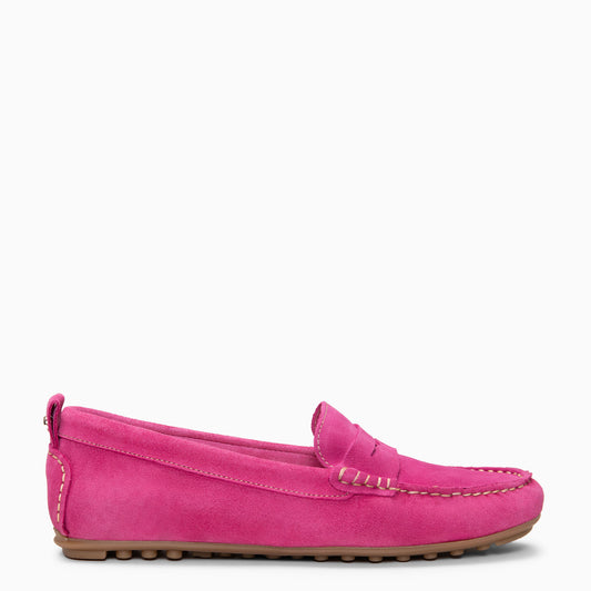 MONTEZ – Mocasín plano FUCSIA