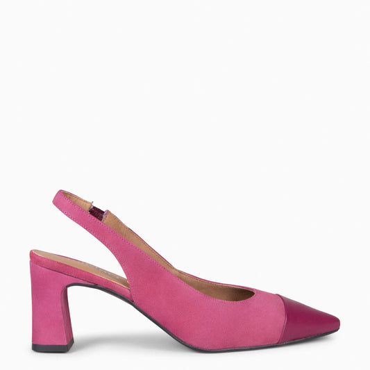 DIANA – Sapato tipo slingback feminino GERANIO