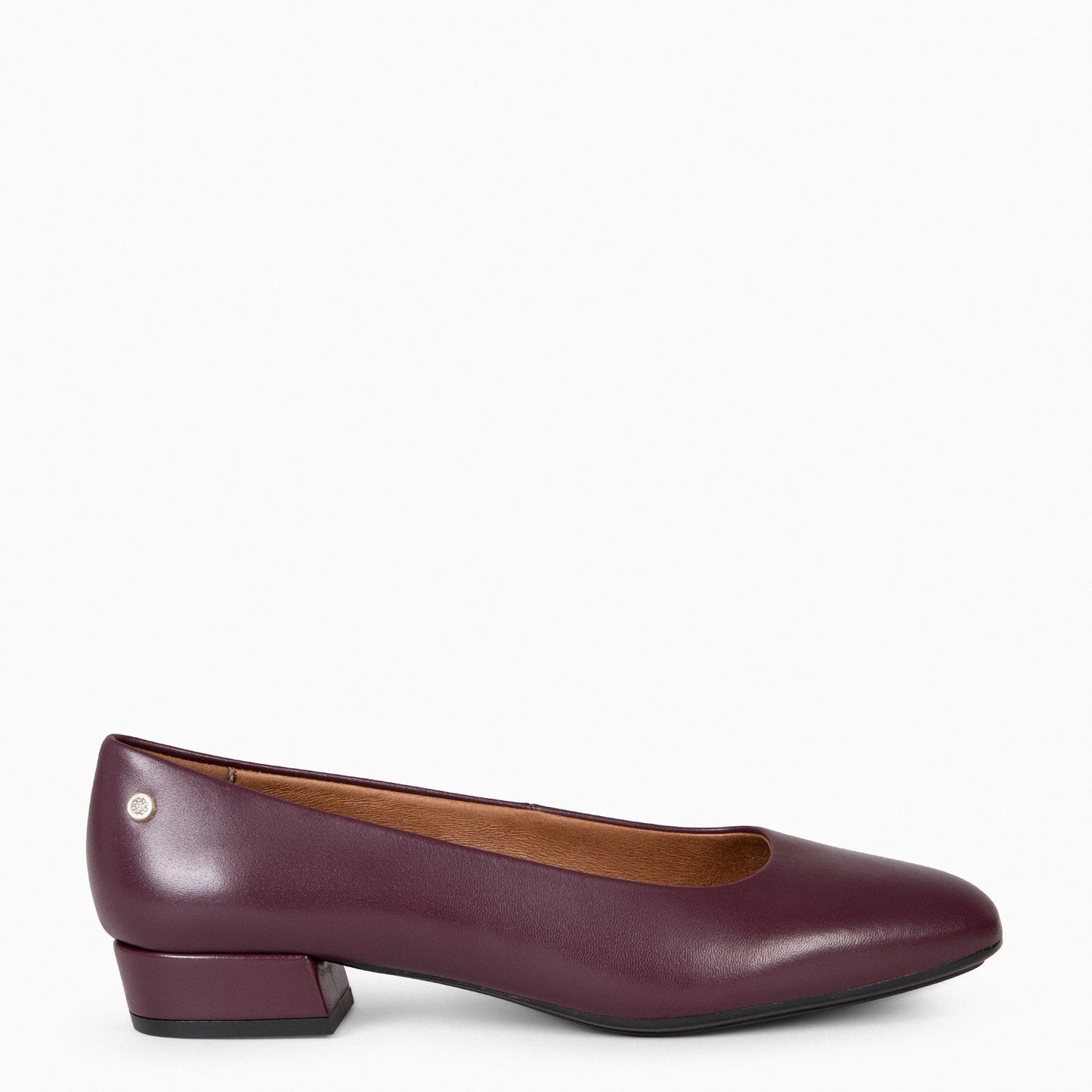 URBAN XS – Zapatos de tacón bajo GRANATE