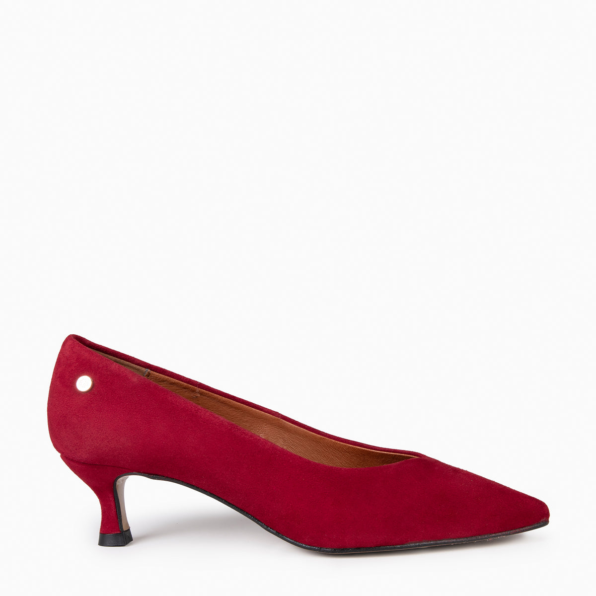 ESTHER – Tacón chupete de mujer ROJO