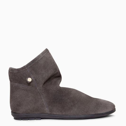 CHESS - Botines de ante con caña fruncida GRIS