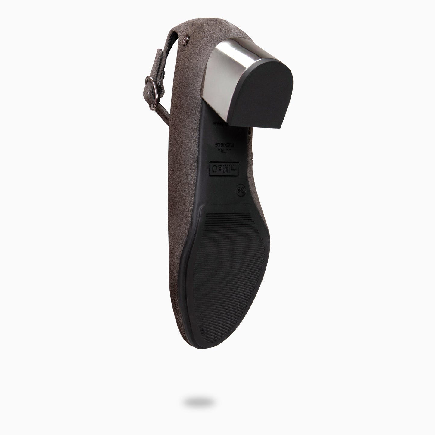 URBAN REDONDO CON PULSERA – Zapato de tacón medio GRIS