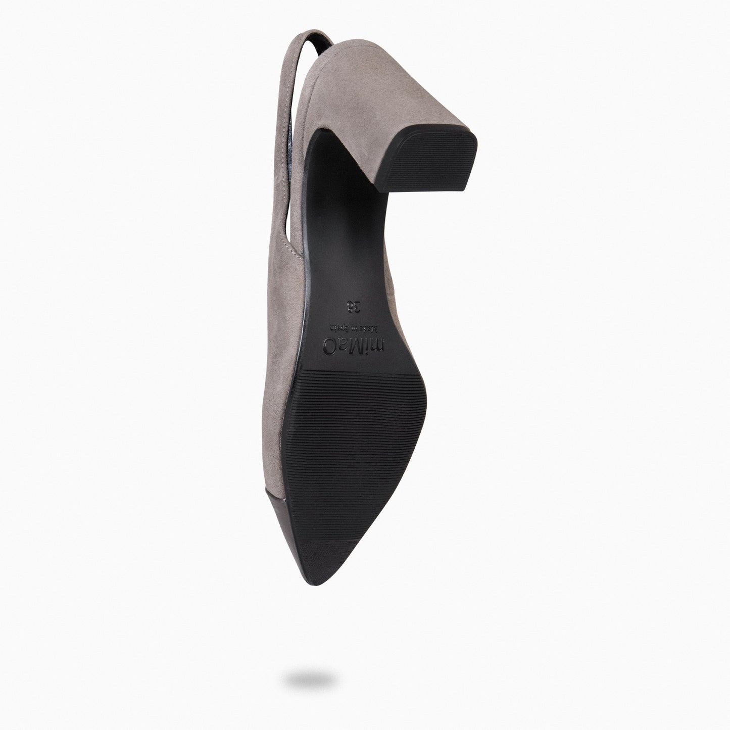 DIANA - Zapato con puntera afilada bicolor GRIS PLATA