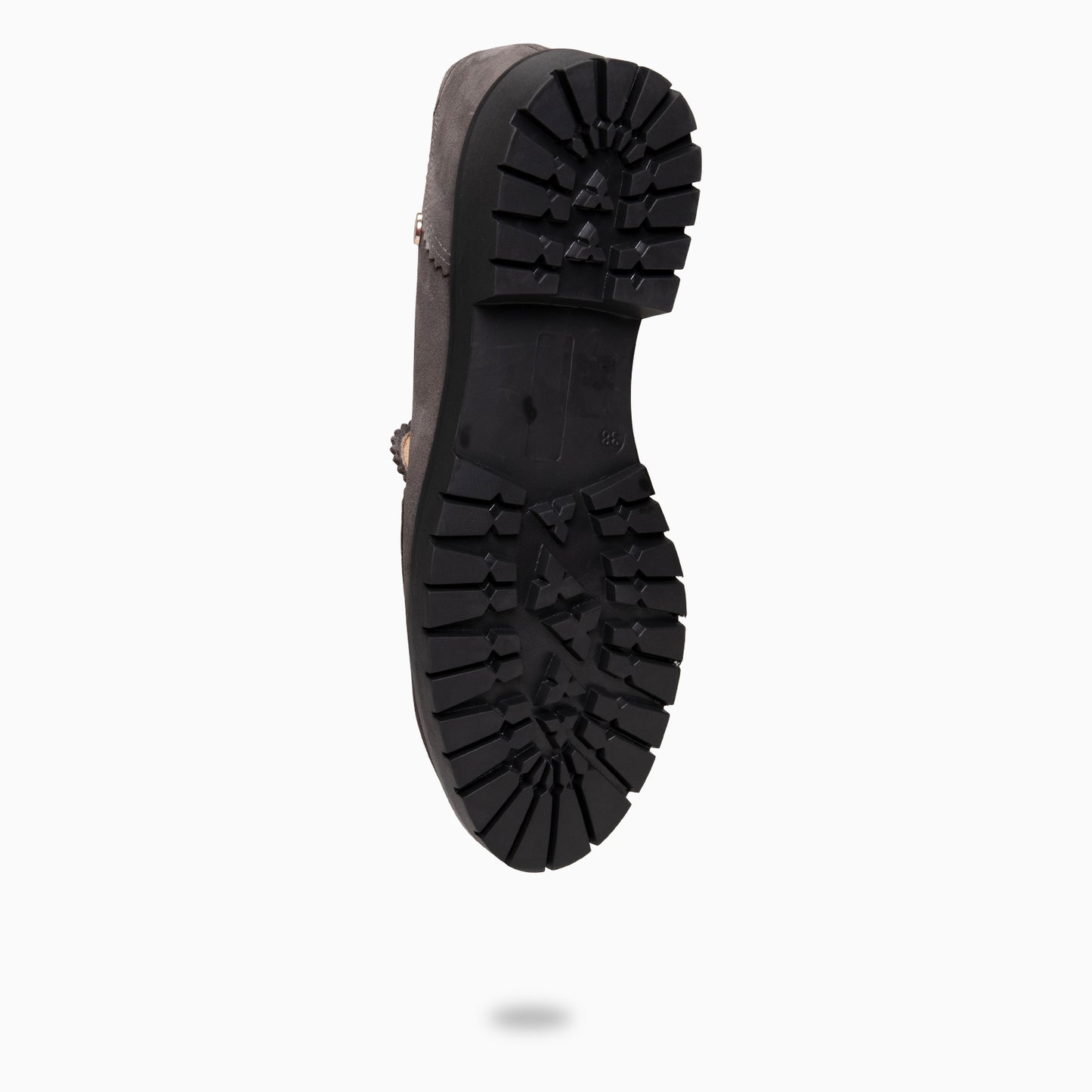 TREVILLA - Mocasín con aplique metálico GRIS