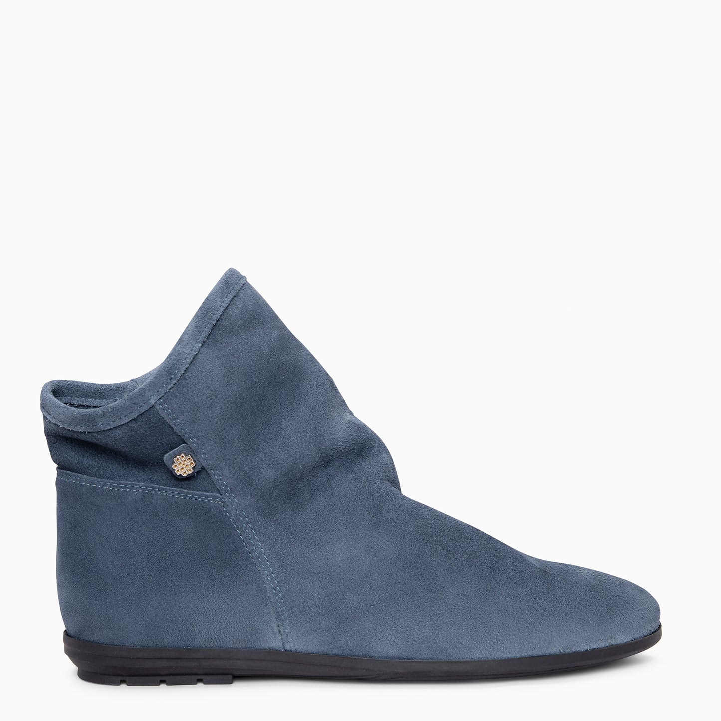 CHESS - Botines de ante con caña fruncida JEANS