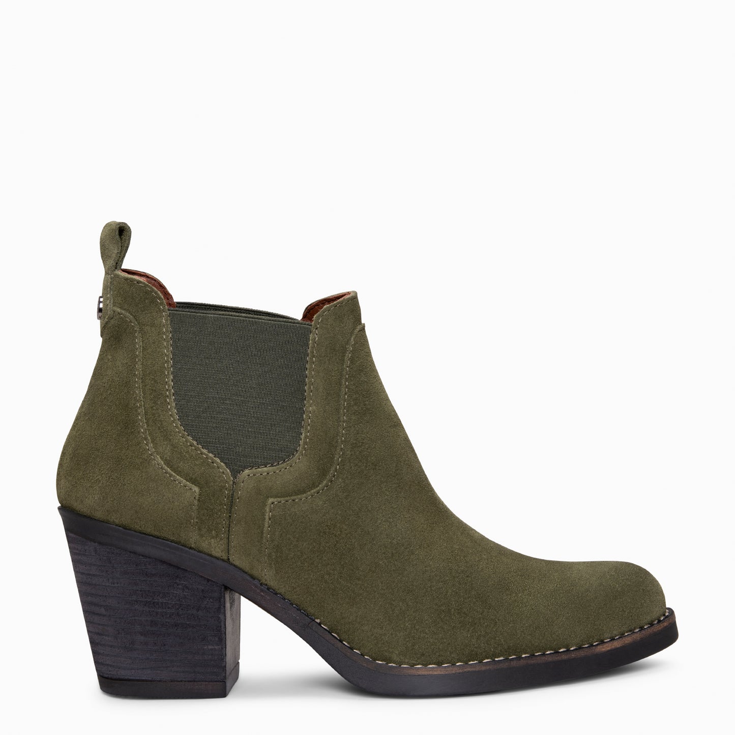 CASSIDY - Botines de tacón alto tipo Chelsea  KAQUI