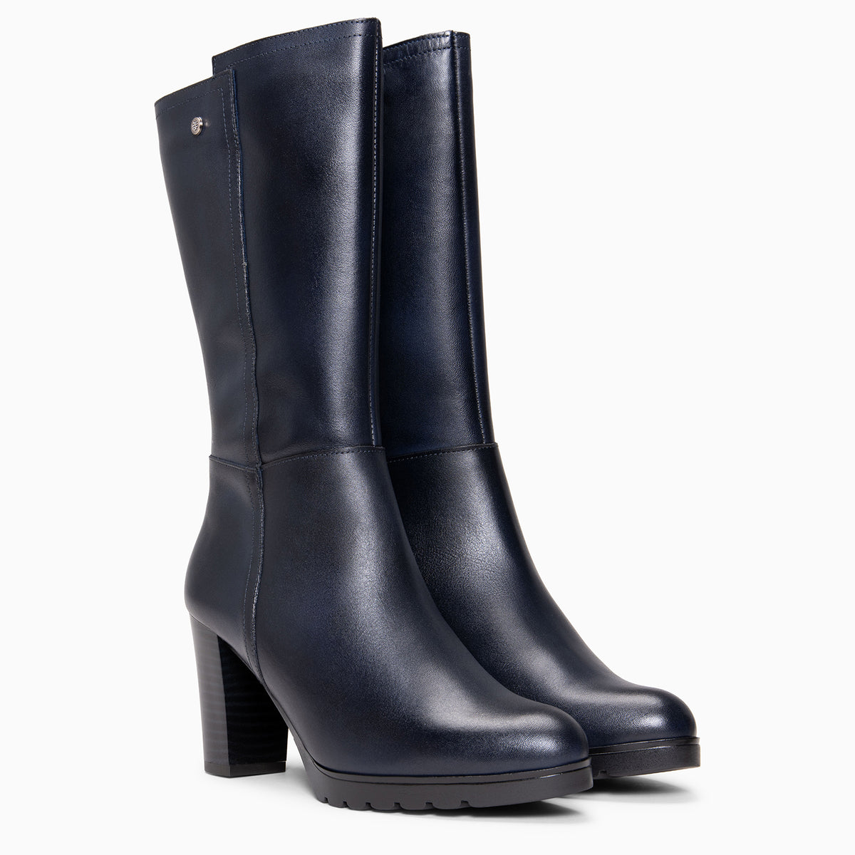 ARIANA – Botas de tacón y plataforma MARINO