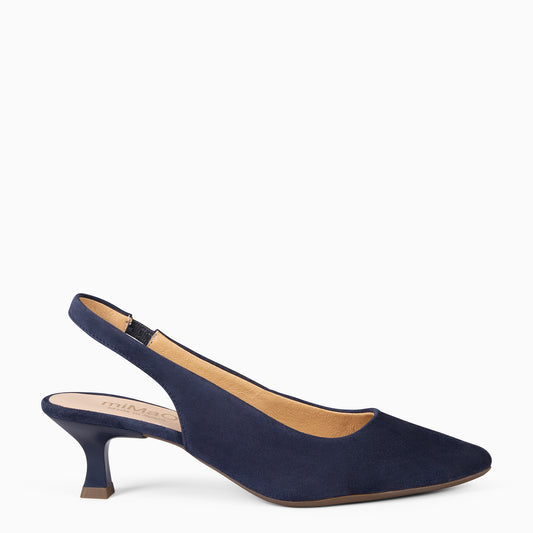 KITTEN UNDERSTRAPTED – Sapatos de salto largo NAVY