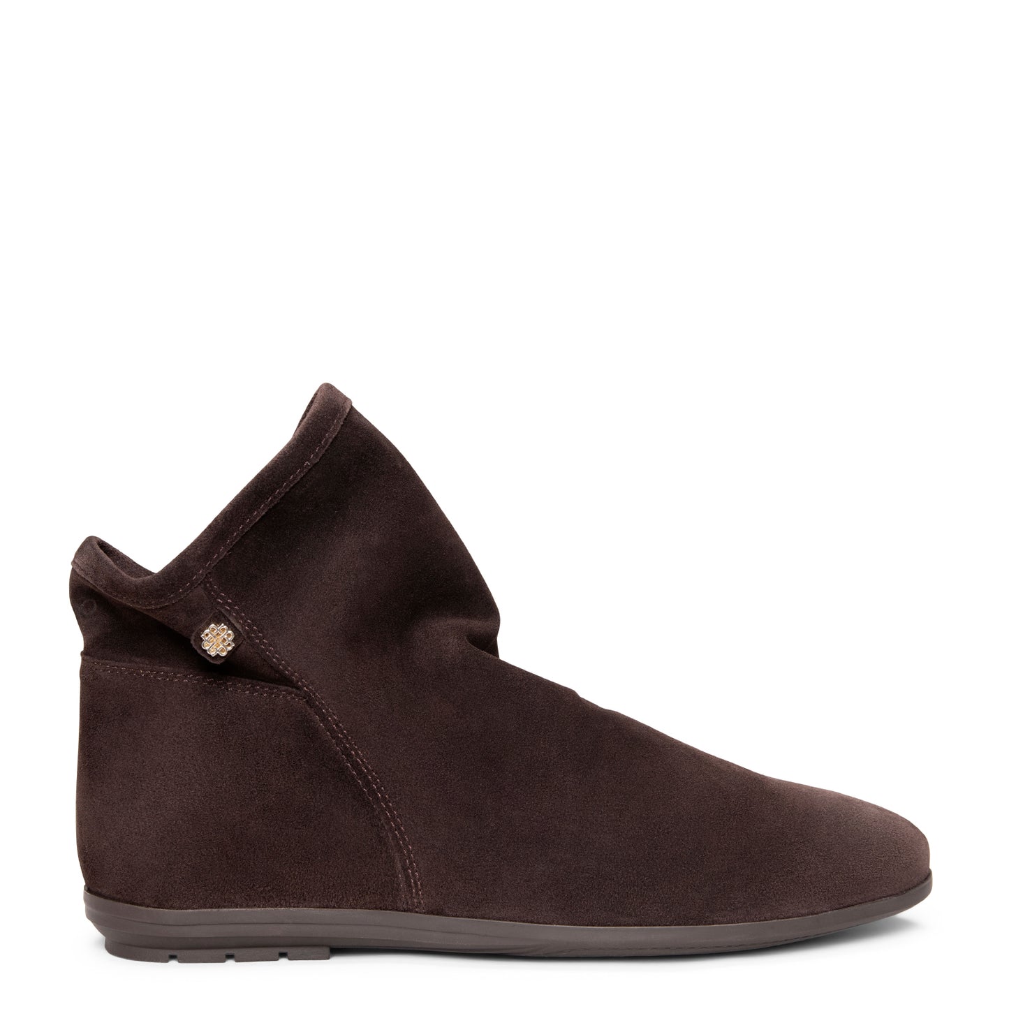 CHESS - Botines de ante con caña fruncida  MARRON