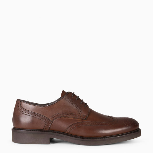 QUEVEDO – Zapatos de vestir con cordones MARRON