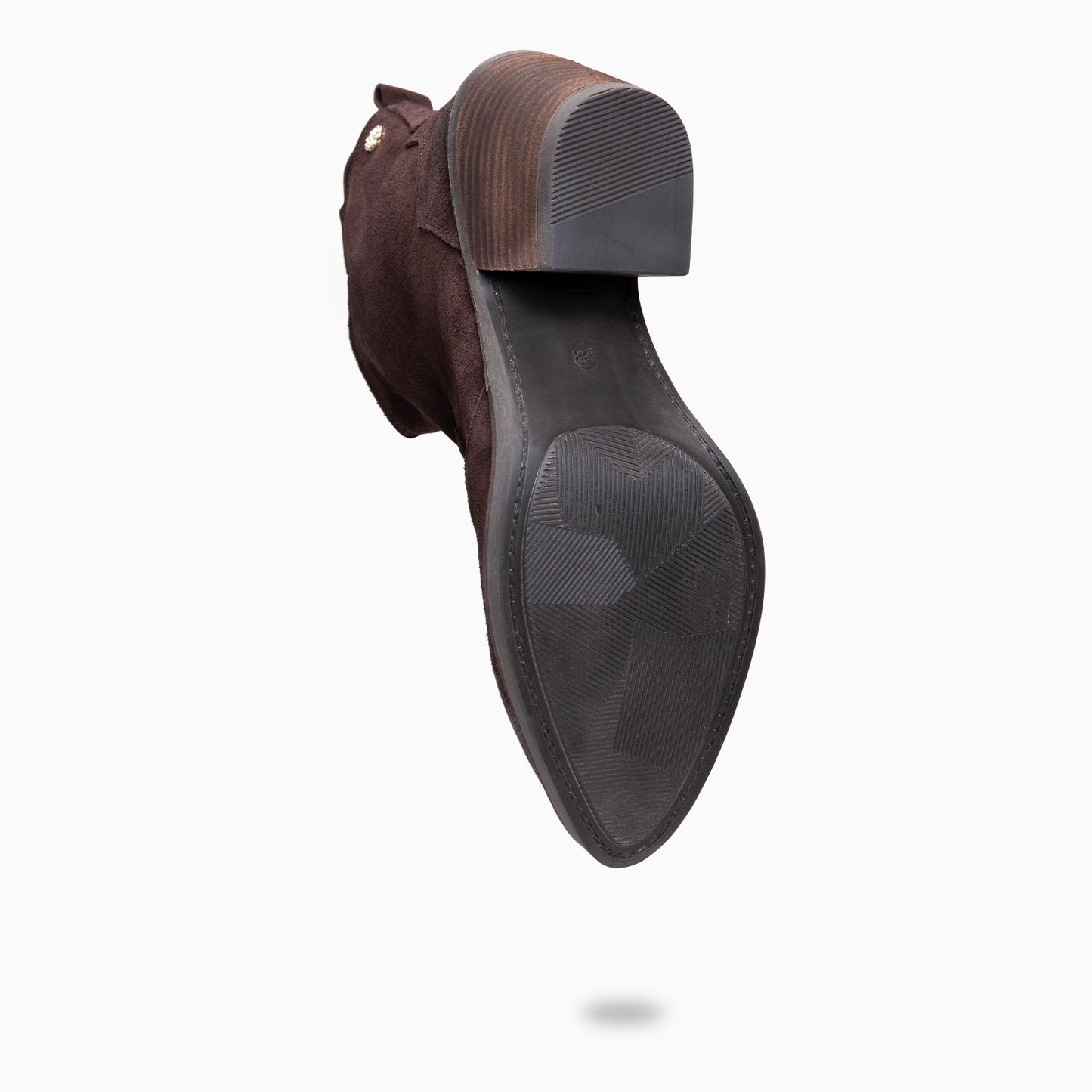 BEDFORD – Botines cowboy con tacón MARRON