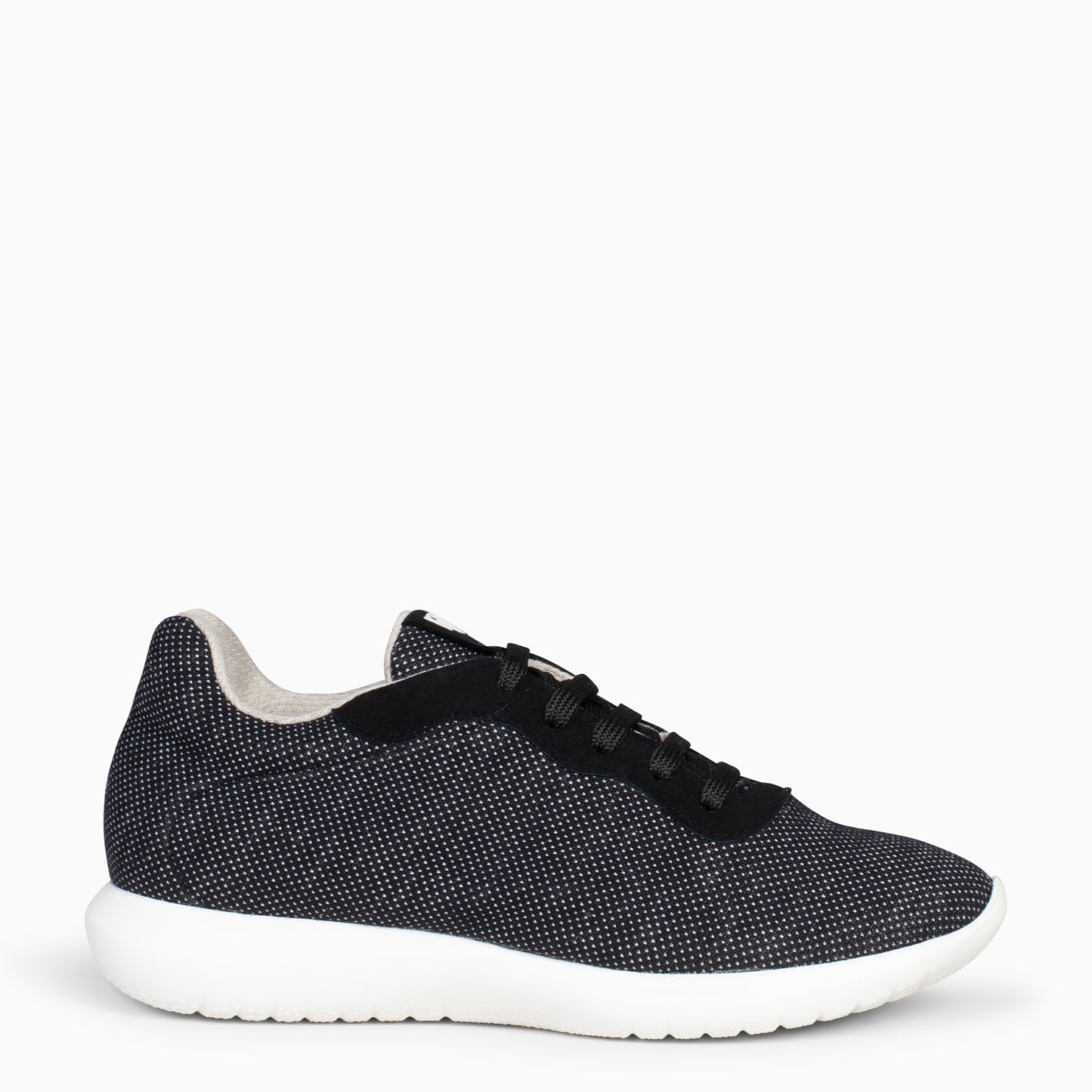 YOGA - Zapatillas deportivas de lana merino NEGRO