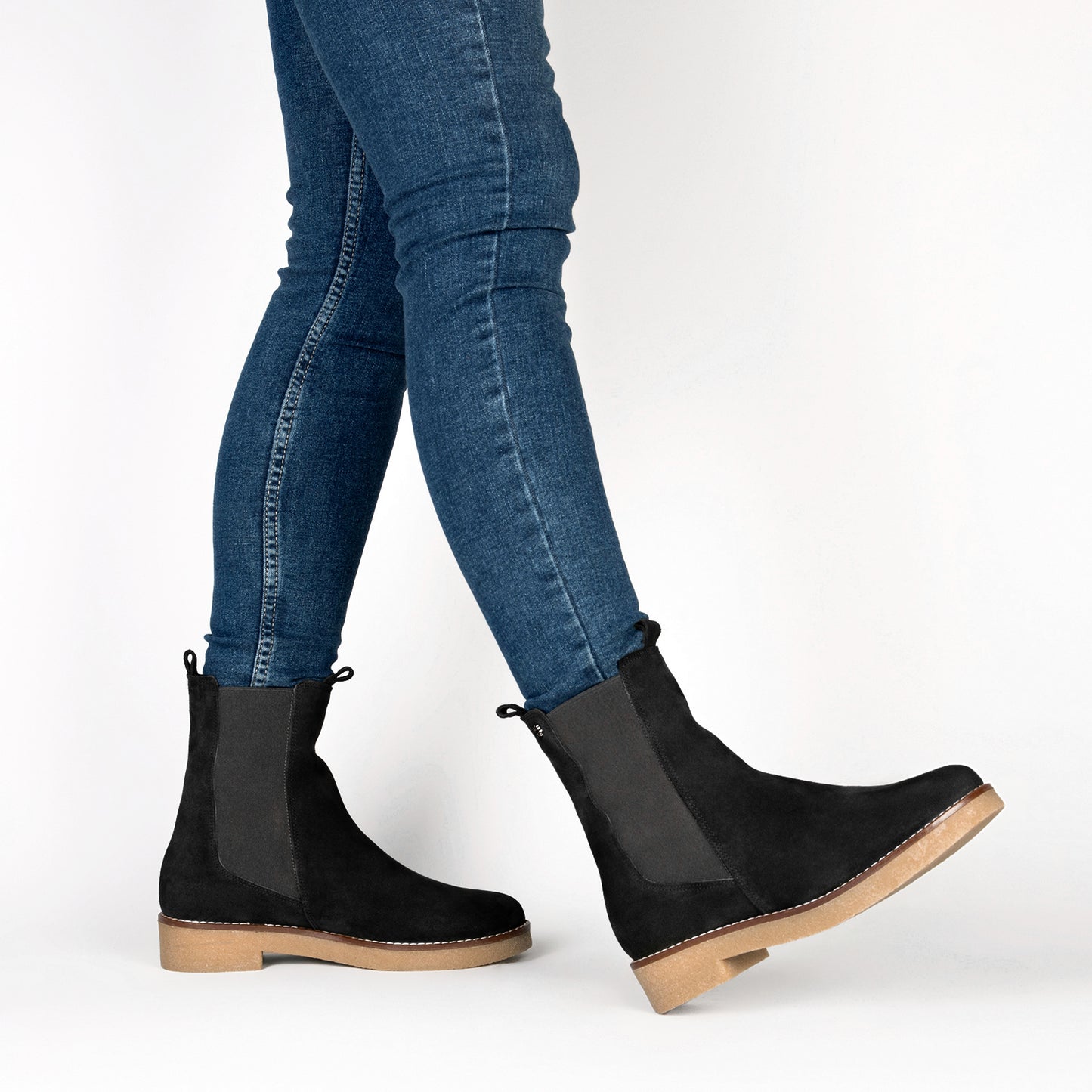 PORTLAND – Bottines Chelsea en cuir NOIR