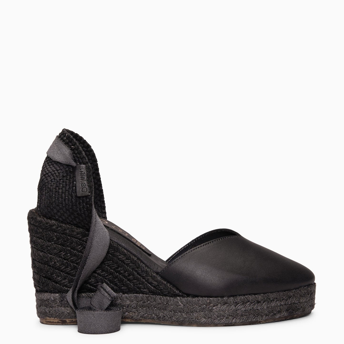 TALAIA - Cuñas de esparto con tintado natural NEGRO