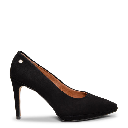 LAUREN – Zapato de tacón alto en piel NEGRO
