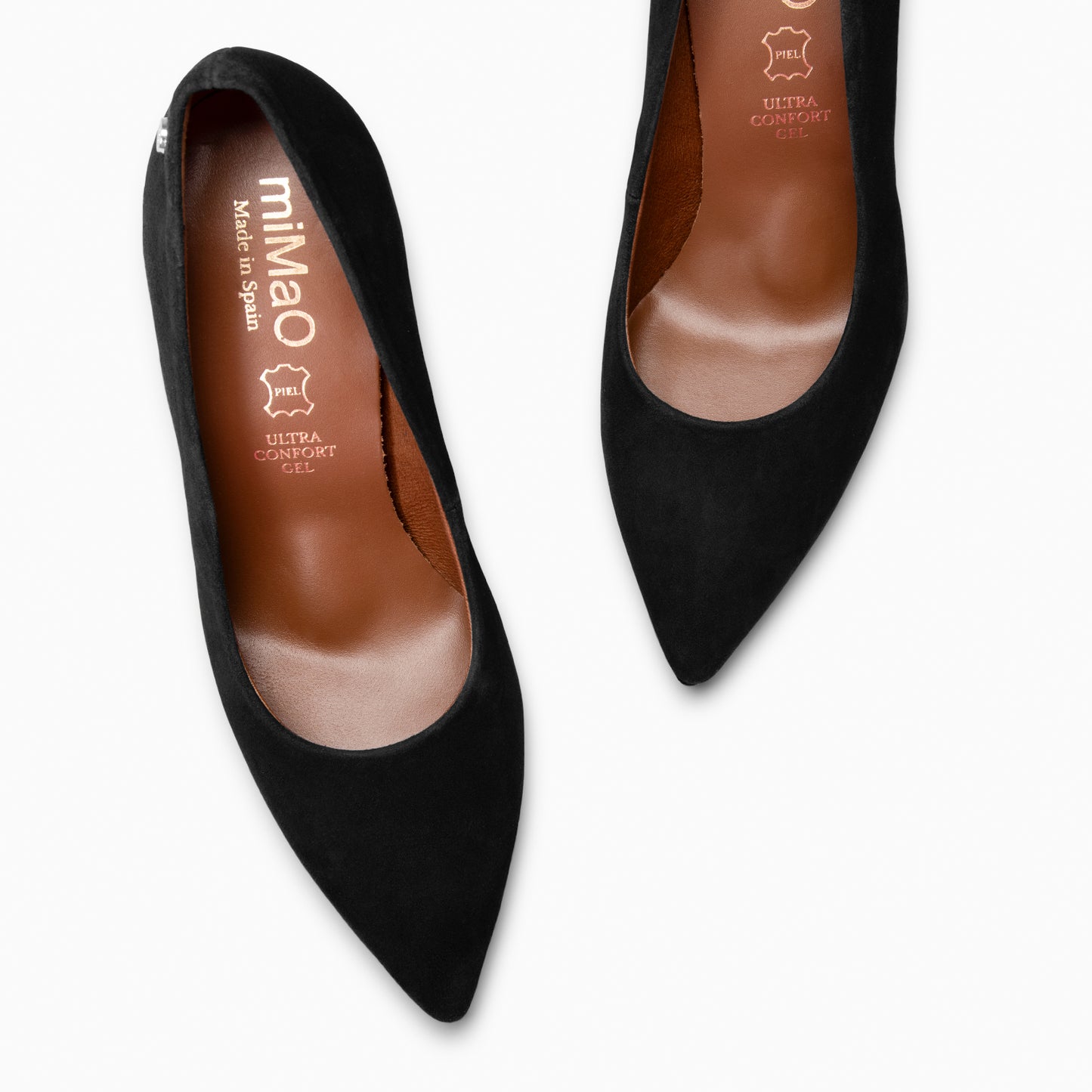 LAUREN – Zapato de tacón alto en piel NEGRO