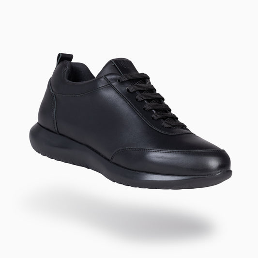 VENICE - Zapatillas de Napa con Plantilla Extraíble NEGRO