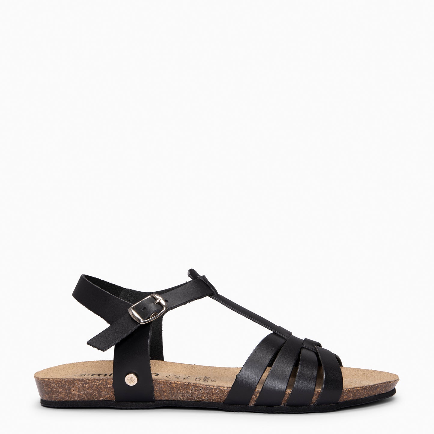 DITA - Sandalias BIO de tiras NEGRO