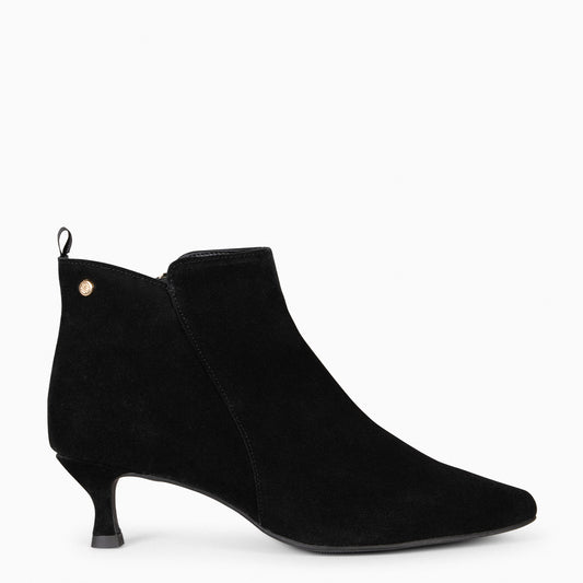 ROYAL – Bottines à petit talon NOIR