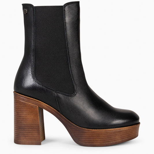 AITANA – Bottines à talons NOIRES