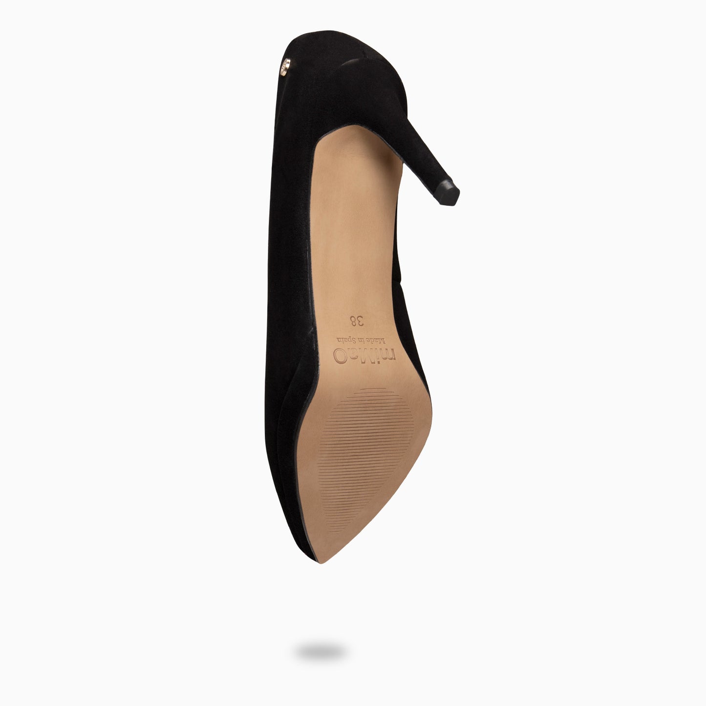 LAUREN – Zapato de tacón alto en piel NEGRO