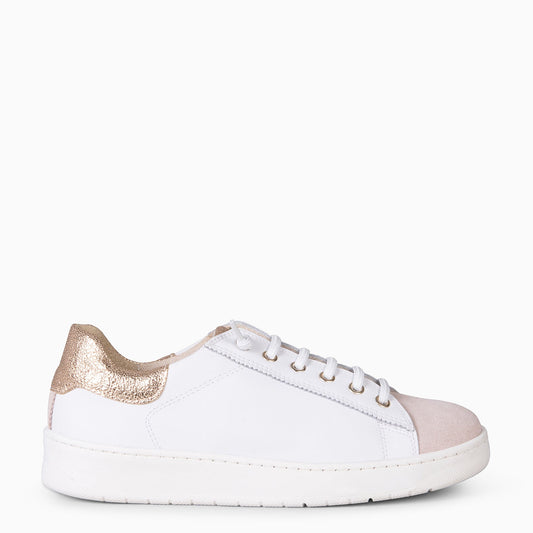 NANTES - Zapatillas Elegantes NUDE BLANCO