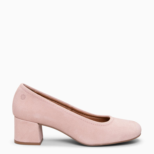 URBAN BARESOFT - Zapatos de salón de tacón ancho NUDE
