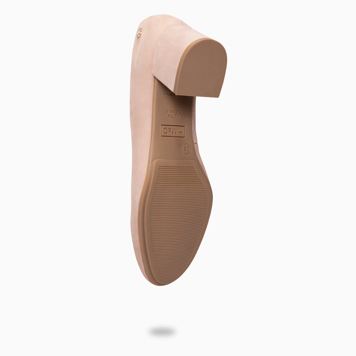 URBAN REDONDO - Zapatos de tacón de ante NUDE