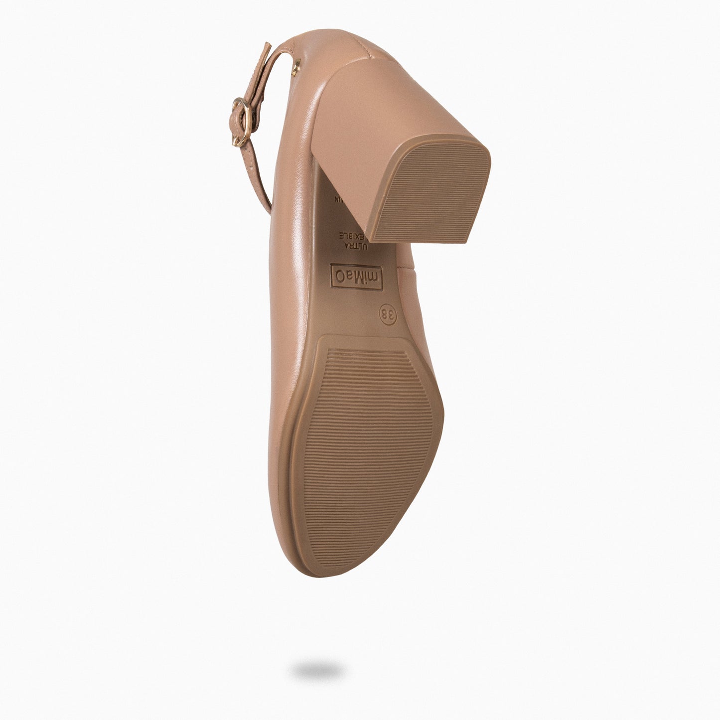 CAROL – Sapatos com pulseira e salto NUDE