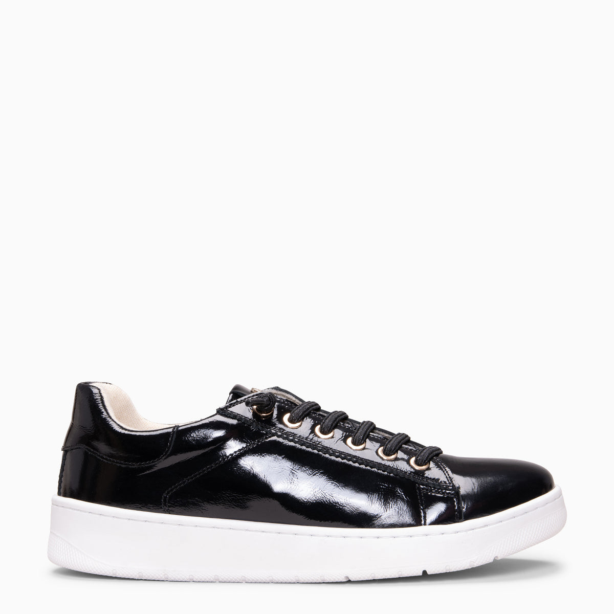 NANTES - Zapatillas Elegantes CHAROL NEGRO