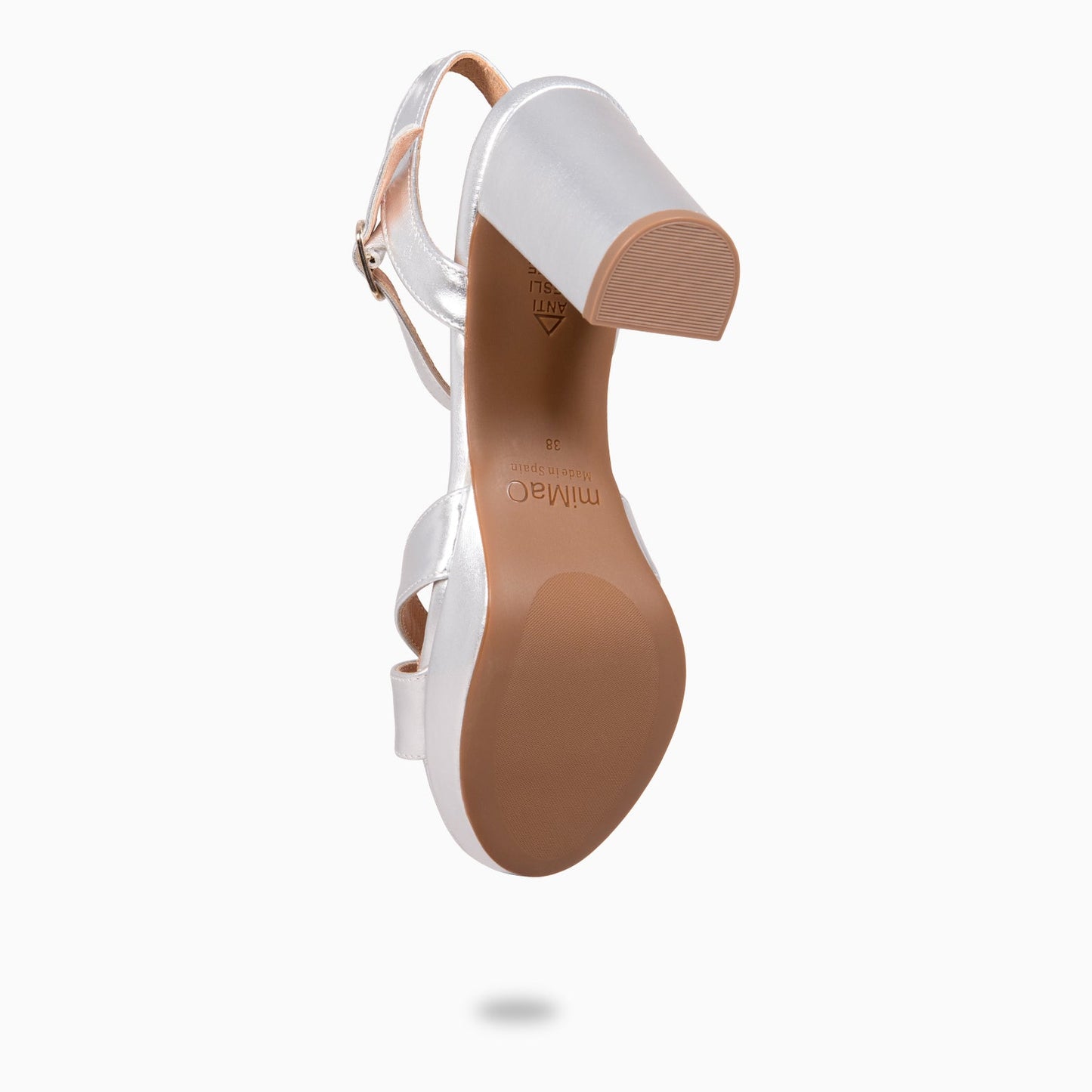 PARIS - Sandalias de fiesta con tacón alto y plataforma PLATEADO