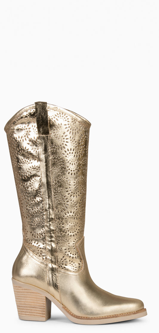 AUSTIN – Bottes Cowboy D'été PLATINE