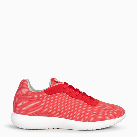 YOGA - Zapatillas deportivas de lana merino ROJO