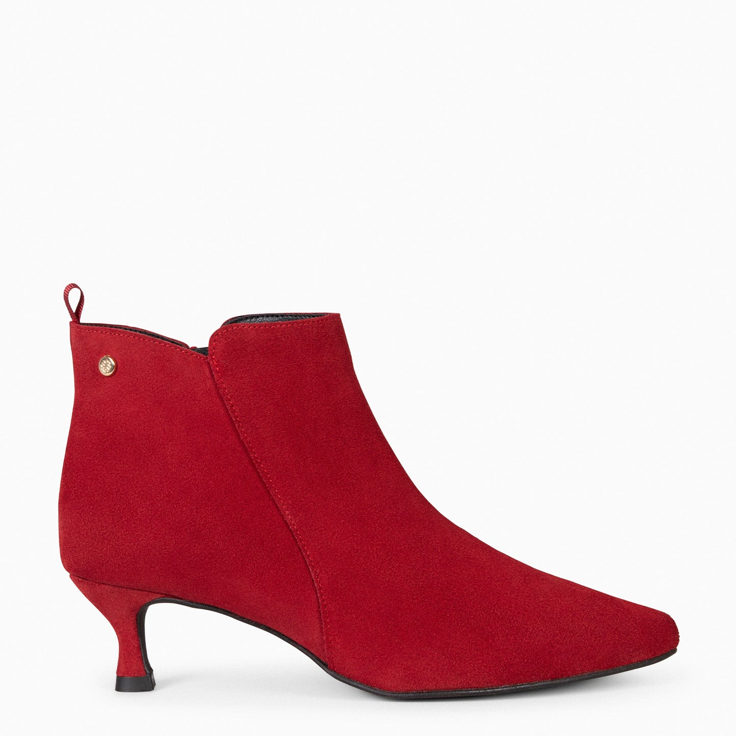 ROYAL – Bottines à petit talon ROUGE