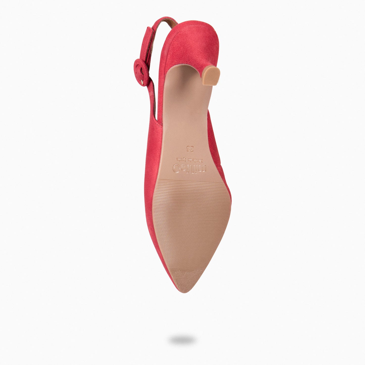 CARMEN – Zapatos de Tacón acampanado ROJO