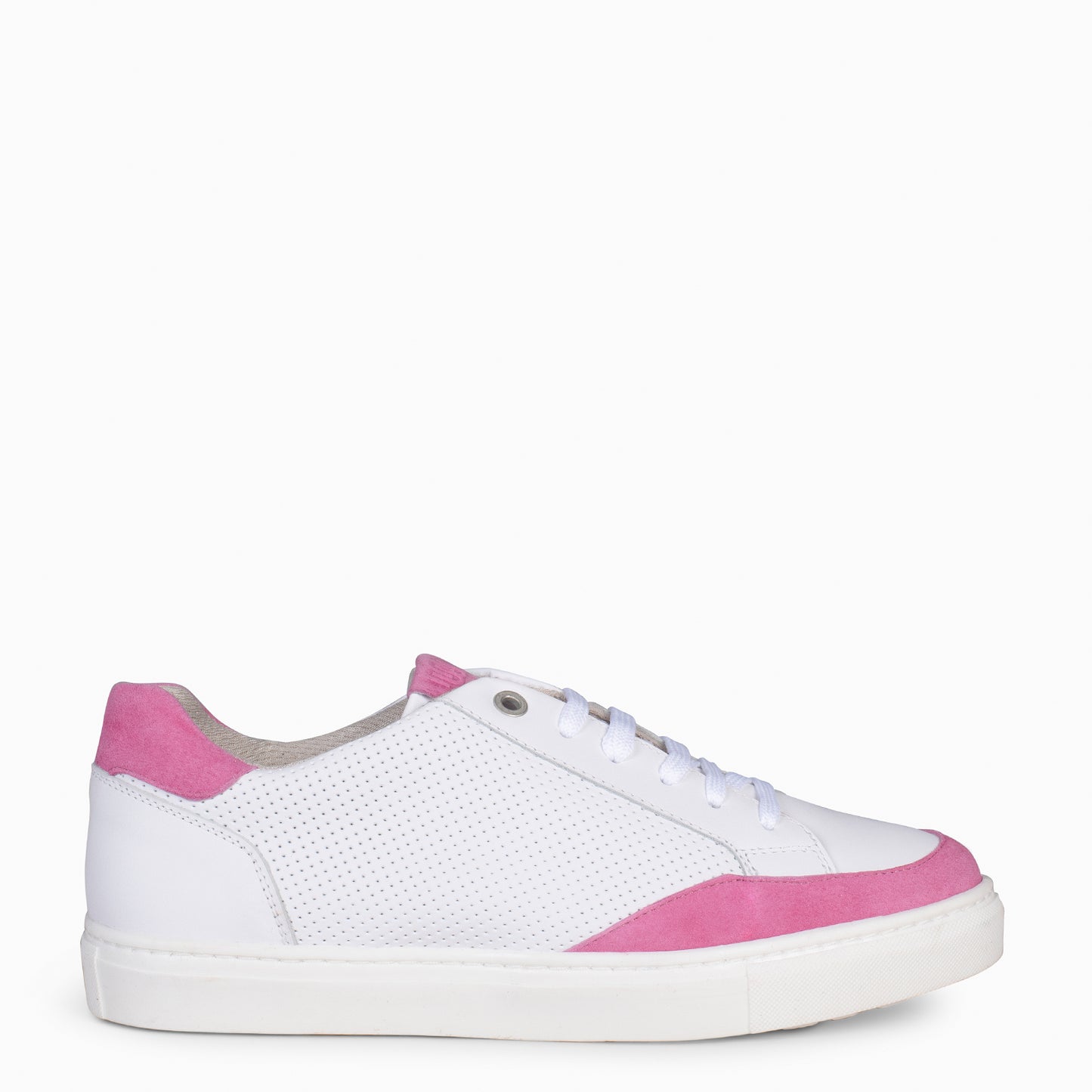 SNEAKER MILLE POINTS – Baskets décontractées pour femme ROSE 