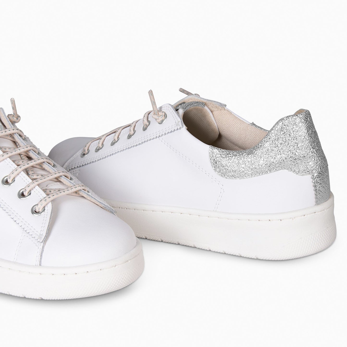 NANTES - Zapatillas Elegantes PLATA BLANCO