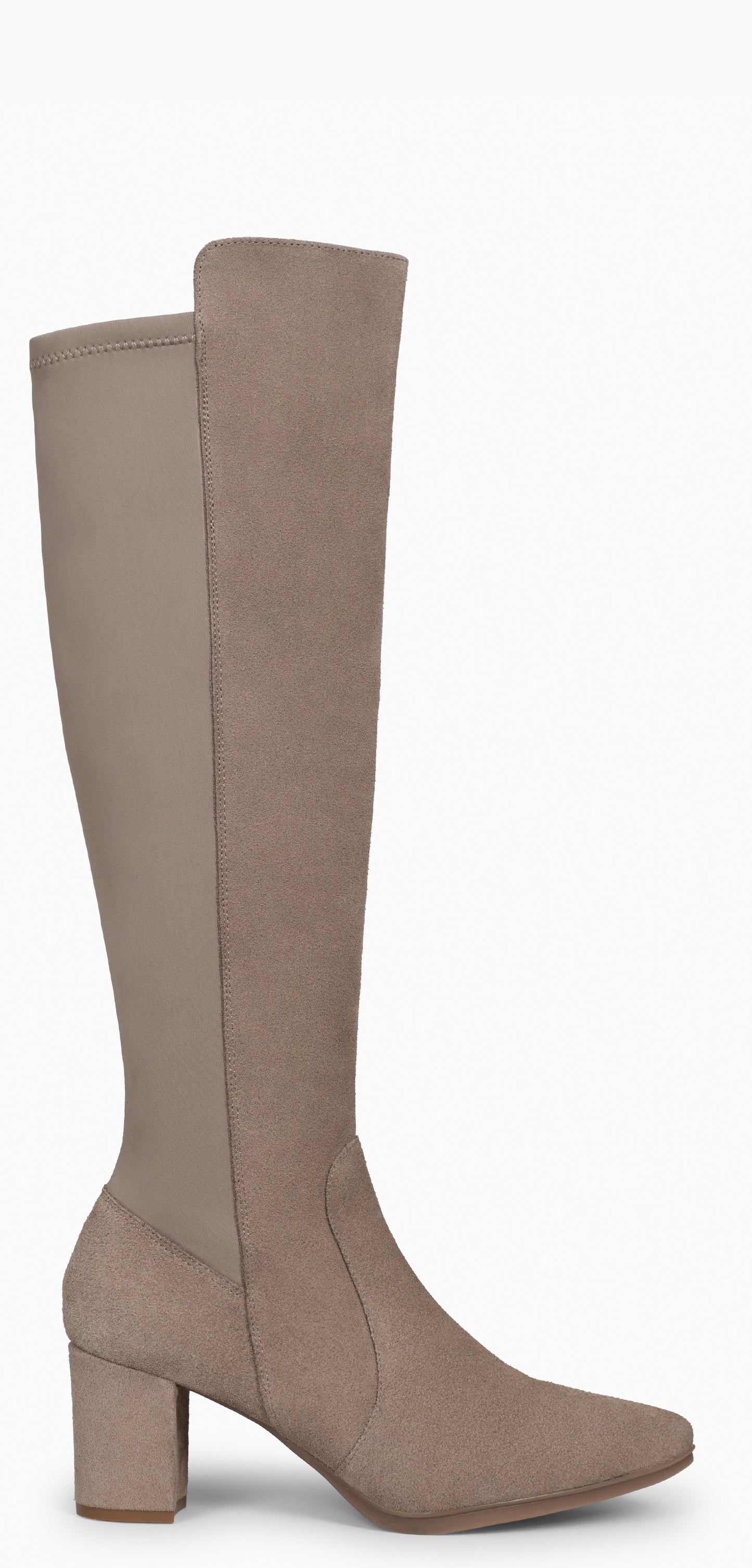 SUNSET – Botas TAUPE com Salto Elástico