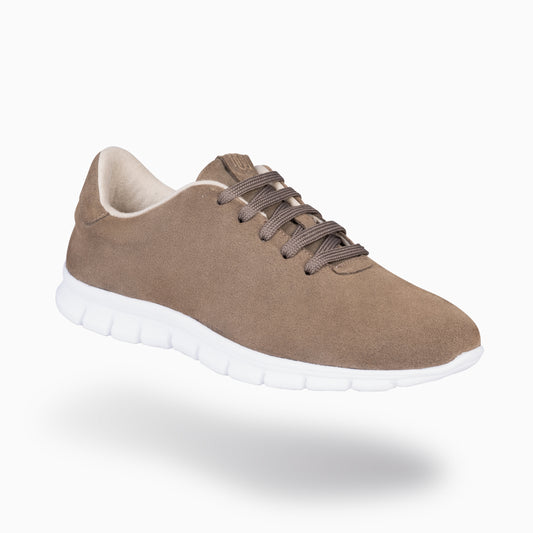 WALK HIDROFUGA - Sapato repelente de água extra leve feminino TAUPE